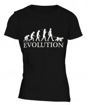 Kerry Blue Terrier Evolution Ladies T-Shirt