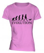 Manchester Terrier Evolution Ladies T-Shirt