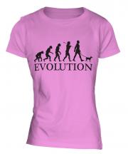 Miniature Pinscher Evolution Ladies T-Shirt