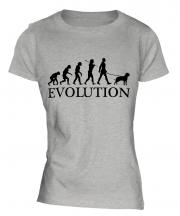 Neapolitan Mastiff Evolution Ladies T-Shirt