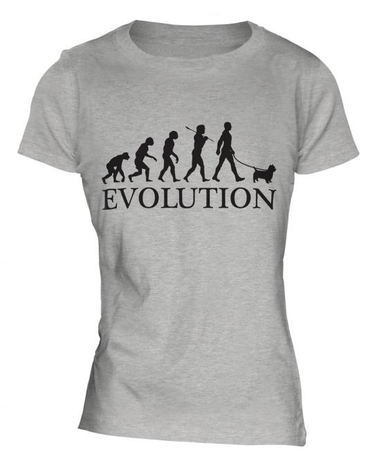 Norfolk Terrier Evolution Ladies T-Shirt