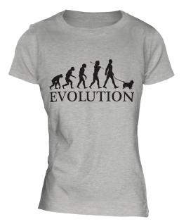Norfolk Terrier Evolution Ladies T-Shirt