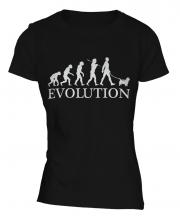 Norfolk Terrier Evolution Ladies T-Shirt