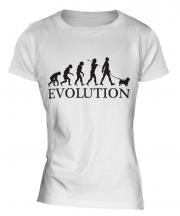 Norfolk Terrier Evolution Ladies T-Shirt