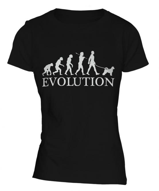 Portuguese Water Dog Evolution Ladies T-Shirt