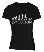 Portuguese Water Dog Evolution Ladies T-Shirt