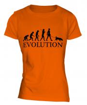 Rhodesian Ridgeback Evolution Ladies T-Shirt