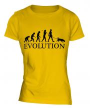 Rhodesian Ridgeback Evolution Ladies T-Shirt