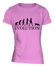 Rhodesian Ridgeback Evolution Ladies T-Shirt