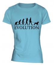 Rottweiler Evolution Ladies T-Shirt