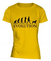 Rottweiler Evolution Ladies T-Shirt