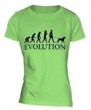 Rottweiler Evolution Ladies T-Shirt