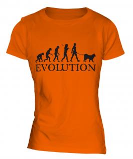 Samoyed Evolution Ladies T-Shirt