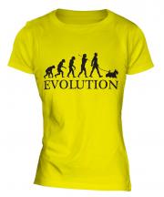 Scottish Terrier Evolution Ladies T-Shirt