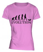 Skye Terrier Evolution Ladies T-Shirt