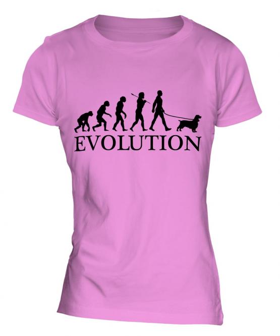 Sussex Spaniel Evolution Ladies T-Shirt