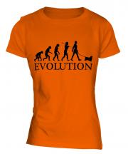 Tibetan Spaniel Evolution Ladies T-Shirt