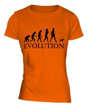 Toy Manchester Terrier Evolution Ladies T-Shirt