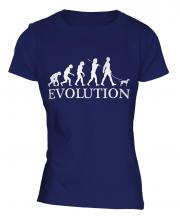 Toy Manchester Terrier Evolution Ladies T-Shirt