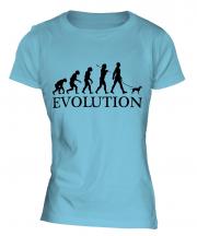 Toy Manchester Terrier Evolution Ladies T-Shirt