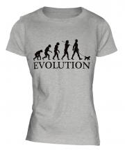 Toy Poodle Evolution Ladies T-Shirt