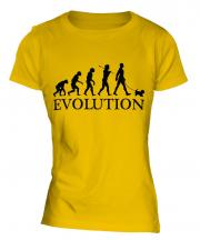 Yorkshire Terrier Evolution Ladies T-Shirt