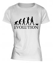 Yorkshire Terrier Evolution Ladies T-Shirt