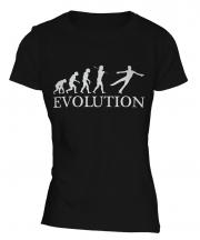 Figure Skater Evolution Ladies T-Shirt
