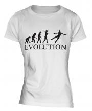Figure Skater Evolution Ladies T-Shirt