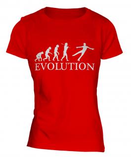 Figure Skater Evolution Ladies T-Shirt