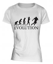 American Footballer Evolution Ladies T-Shirt