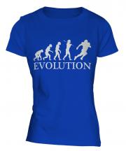 American Footballer Evolution Ladies T-Shirt