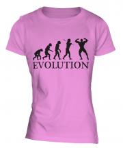 Bodybuilder Evolution Ladies T-Shirt