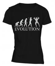 Bodybuilder Evolution Ladies T-Shirt