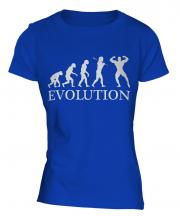 Bodybuilder Evolution Ladies T-Shirt