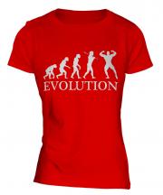 Bodybuilder Evolution Ladies T-Shirt