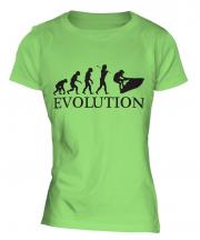Jetski Evolution Ladies T-Shirt