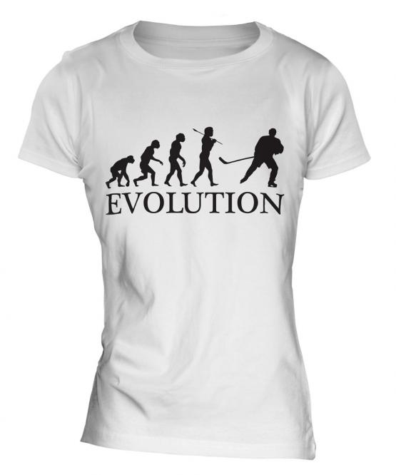 Ice Hockey Evolution Ladies T-Shirt