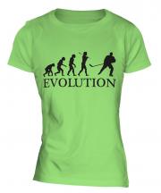 Ice Hockey Evolution Ladies T-Shirt