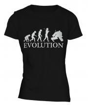 Ice Hockey Goalkeeper Evolution Ladies T-Shirt