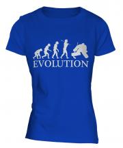 Ice Hockey Goalkeeper Evolution Ladies T-Shirt