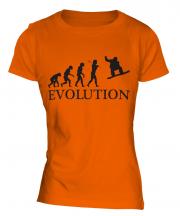 Snowboarder Evolution Ladies T-Shirt