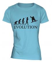 Snowboarder Evolution Ladies T-Shirt
