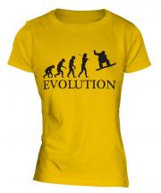 Snowboarder Evolution Ladies T-Shirt