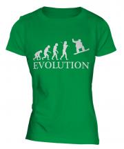 Snowboarder Evolution Ladies T-Shirt