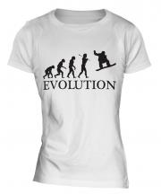 Snowboarder Evolution Ladies T-Shirt