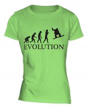 Snowboarder Evolution Ladies T-Shirt