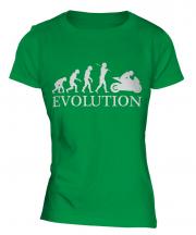 Motorcycle Racing Evolution Ladies T-Shirt