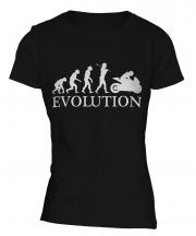 Motorcycle Racing Evolution Ladies T-Shirt