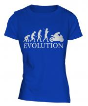 Motorcycle Racing Evolution Ladies T-Shirt